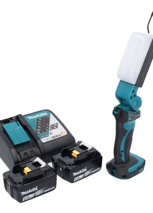 Makita DML801RG X LED Torch 240lm 18V + 2x Batteries 6.0 Ah + Charger + Diffuser