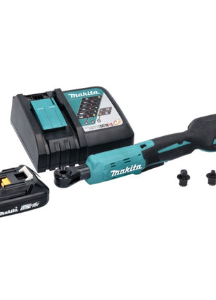 Makita DWR 180 RA1 cordless ratchet screwdriver 18 V 47.5 Nm 1/4" 3/8" + 1x rechargeable battery 2.0 Ah + charger