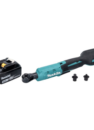 Makita DWR 180 T1 cordless ratchet screwdriver 18 V 47.5 Nm 1/4" 3/8" + 1x rechargeable battery 5.0 Ah - without charger