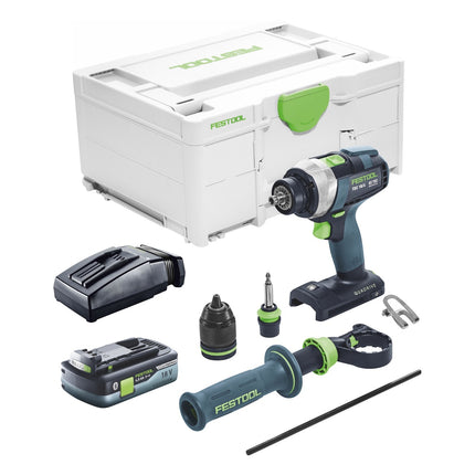 Festool TDC 18/4 I-Basic Akku Bohrschrauber 18 V 75 Nm Brushless + 1x Akku 4,0 Ah + Ladegerät + Systainer - Toolbrothers