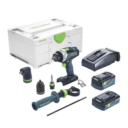 Festool TPC 18/4 5.2/4.0 I-Set Taladro percutor a batería QUADRIVE (577247)