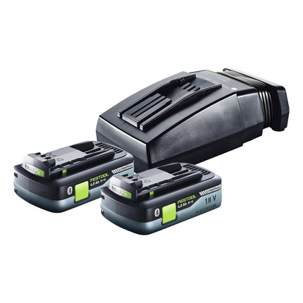 Festool C 18 HPC 4,0 l-Set Akku Bohrschrauber 18 V 45 Nm Brushless ( 576992 ) + 2x Akku 4,0 Ah + Ladegerät + Exzentervorsatz + Winkelvorsatz + Systainer