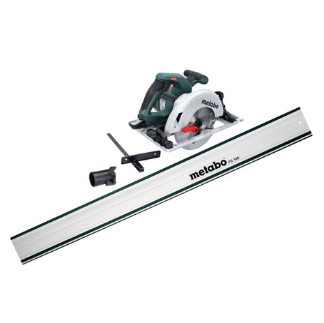 Metabo KS 55 FS Ręczna pilarka tarczowa 1200 W 160 mm + tarcza pilarska + szyna prowadząca