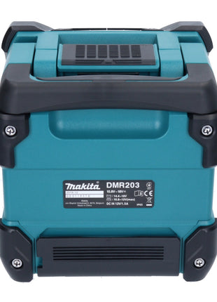 Makita DMR 203 Z Bluetooth speaker 12 V 18 V IP64 Solo - without battery, without charger