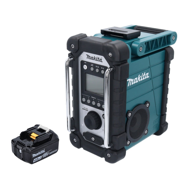 Makita DMR 107 M1 Radio de chantier à batterie 7,2 - 18 V + 1x batterie 4,0 Ah - sans chargeur
