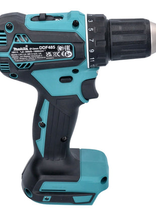 Makita DDF 485 RA taladro atornillador inalámbrico 18 V 50 Nm sin escobillas + 2 baterías 2,0 Ah + cargador