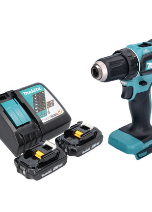 Makita DDF 485 RA taladro atornillador inalámbrico 18 V 50 Nm sin escobillas + 2 baterías 2,0 Ah + cargador