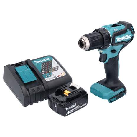 Makita DDF 485 RG1 Perceuse-visseuse sans fil 18 V 50 Nm sans balais + 1x Batterie 6,0 Ah + Chargeur