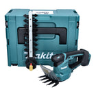 Makita DUM 111 ZXJ Tijeras cortacésped sin cable 18 V + Makpac - sin batería, sin cargador
