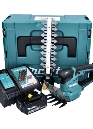 Makita DUM 111 RT1XJ Forbici per erba a batteria 18 V + 1x batteria ricaricabile 5,0 Ah + caricatore + Makpac