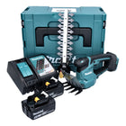 Makita DUM 111 RTXJ cortacésped a batería cortasetos 18 V + 2x baterías 5,0 Ah + cargador + Makpac