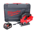 Milwaukee M18 FJS-501X Scie sauteuse sans fil 18 V course 25 mm Brushless + 1x batterie 5,0 Ah + HD Box - sans chargeur