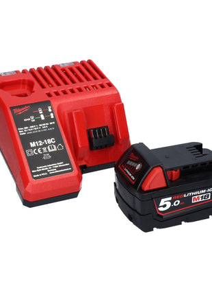 Milwaukee M18 FJS-501X Cordless Jigsaw 25mm stroke Brushless 18V + 1x Battery 5.0Ah + Charger + HD Box Case