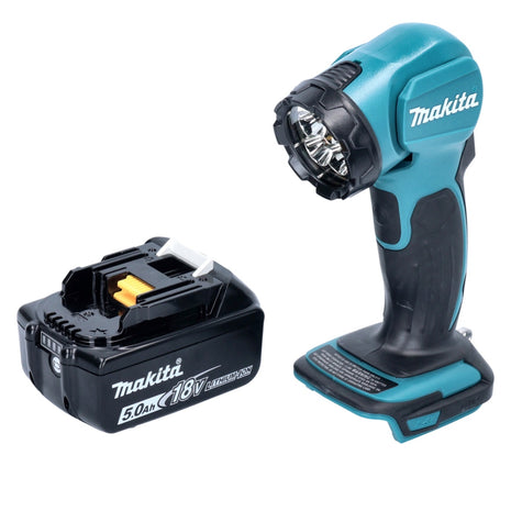 Makita DEADML815F1 Cordless Hand LED Lamp 160lm 14.4 - 18V + 1x Battery 5.0Ah - without charger