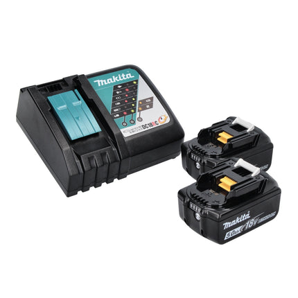 Makita DEADML815F1 Lampe LED sans fil 160lm 14,4 - 18V + 2x Batteries 5,0Ah + Chargeur