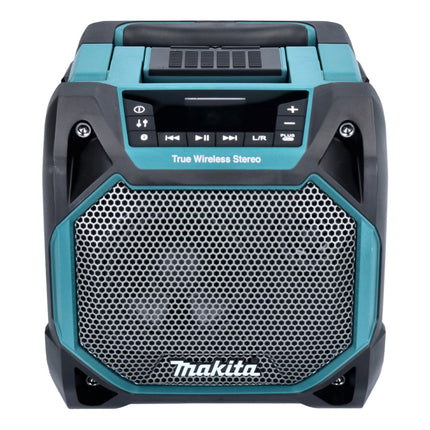 Makita DMR 203 RF1 Altavoz Bluetooth 12 V 18 V IP64 + 1x batería recargable 3,0 Ah + cargador