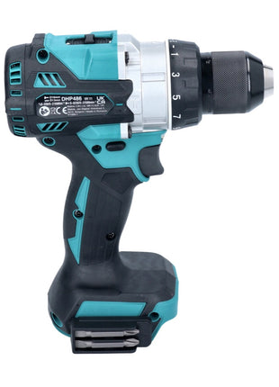 Taladro percutor inalámbrico Makita DHP 486 Z 18 V 130 Nm sin escobillas + juego de puntas 31 piezas (D-30667)