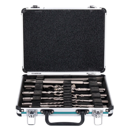 Akumulatorowy młot udarowo-obrotowy Makita DHR 202 Z 18 V 2,0 J SDS Plus + 13-częściowy zestaw wierteł i dłut - bez akumulatora, bez ładowarki