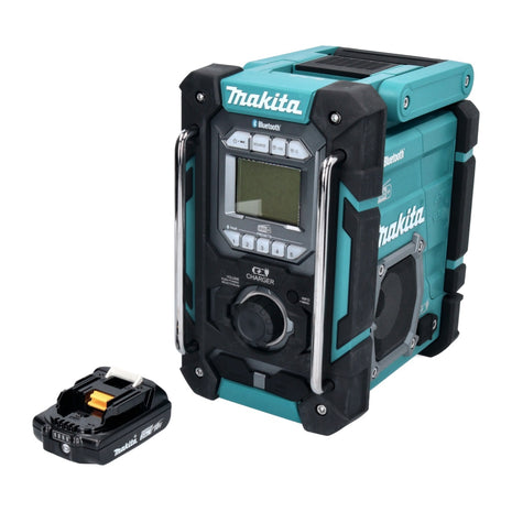 Makita DMR 301 A1 Cordless construction site radio 12 V max. - 18 V DAB / DAB+ / Bluetooth + 1x rechargeable battery 2.0 Ah - without charger