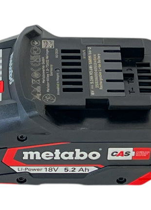 Akumulator Metabo Li-Power 18 V 5,2 Ah CAS Li-Ion ( 625028000 ) ze wskaźnikiem poziomu naładowania - następca 625592000