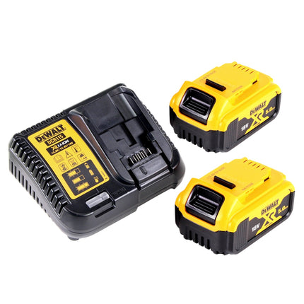 Oscillatore a batteria DeWalt DCS 356 P2-XJ 18 V Brushless + 2x batteria 5,0 Ah + caricabatterie + kit accessori