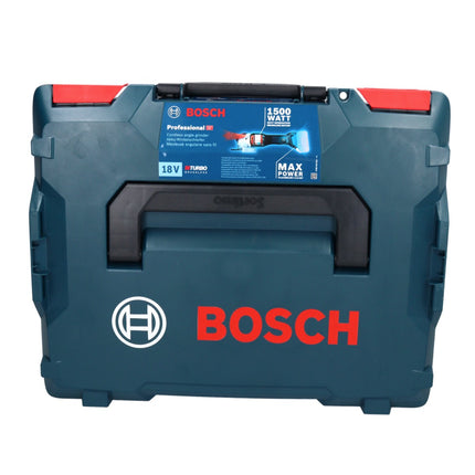 Bosch GWS 18V-15 SC Professional Cordless Angle Grinder 125mm Brushless 18V + L-BOXX case - without battery, without charger (06019H6100)