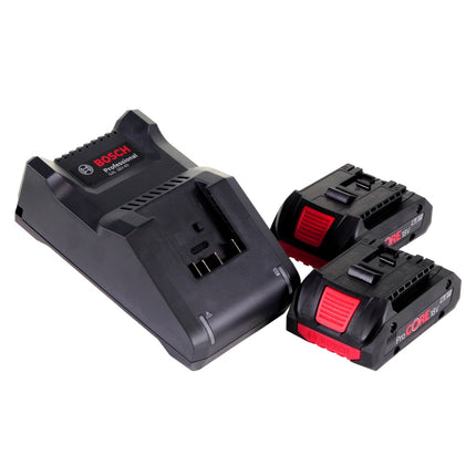 Bosch GBH 18V-21 Professional Akku Bohrhammer 18 V 2,0 J Brushless + 2x ProCORE Akku 4,0 Ah + Ladegerät + L-BOXX
