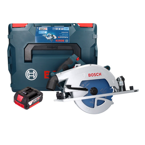 Bosch GKS 18V-68 GC Professional cordless circular saw 18 V 190 mm Biturbo Brushless + 1x rechargeable battery 4.0 Ah + L-BOXX - without charger