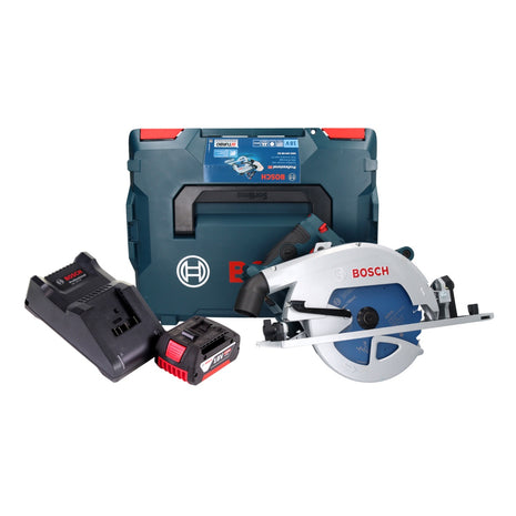 Bosch GKS 18V-68 GC Professional cordless circular saw 18 V 190 mm Biturbo Brushless + 1x rechargeable battery 4.0 Ah + charger + L-BOXX