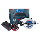 Bosch GKS 18V-68 GC Sierra circular profesional sin cable 18 V 190 mm Biturbo Brushless + 2x acumulador 4,0 Ah + cargador + L-BOXX
