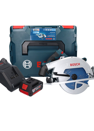 Bosch GKS 18V-68 GC Professional cordless circular saw 18 V 190 mm Biturbo Brushless + 1x rechargeable battery 5.0 Ah + charger + L-BOXX