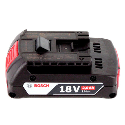 Lijadora excéntrica a batería Bosch GEX 18V-125 Professional 18 V 125 mm sin escobillas + 1x batería 2,0 Ah + 1x juego de lijado Toolbrothers TURTLE + L-BOXX - sin cargador