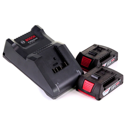 Bosch GWS 18V-10 Professional Meuleuse angulaire sans fil 125mm Brushless 18V + 2x Batteries 2,0 Ah + Chargeur + Coffret