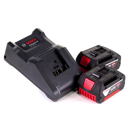 Bosch GEX 18V-125 Levigatrice rotorbitale a batteria professionale 18 V 125 mm brushless + 2x batteria ricaricabile 4,0 Ah + caricabatterie + L-BOXX