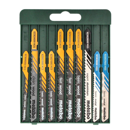 Metabo Stichsägeblatt Set T-Schaft 10 tlg. ( 623599000 ) für Metall Holz Kunststoff - Toolbrothers