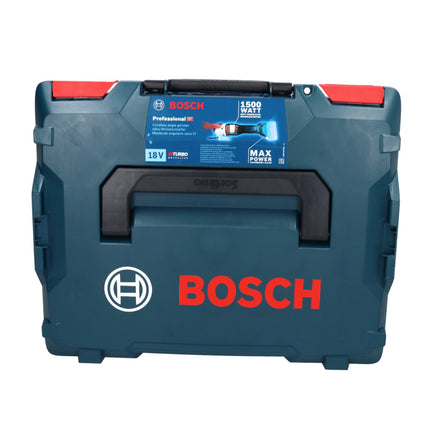 Bosch GWS 18V-15 SC Professional Cordless Angle Grinder 125mm Brushless 18V + 2x Batteries 2.0Ah + Charger + L-BOXX case