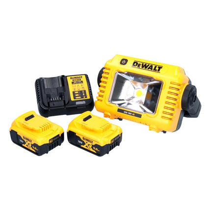 DeWalt DCL 077 P2 Faro da lavoro a LED ricaricabile 12 V 18 V 2000 lm IP54 + 2x batteria ricaricabile 5,0 Ah + caricatore