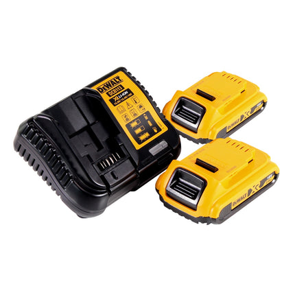 DeWalt DCL 074 D2 Cordless construction site spotlight Spotlight 18 V 5000 lm 4000 Kelvin + 2x rechargeable battery 2.0 Ah + charger