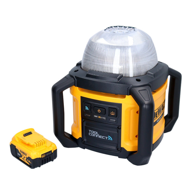 DeWalt DCL 074 Faro da cantiere ricaricabile 18 V 5000 lm 4000 Kelvin + 1x batteria ricaricabile 5,0 Ah - senza caricabatterie