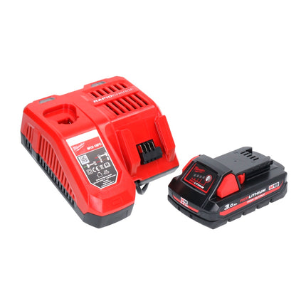 Router a batteria Milwaukee M18 FTR-301X 18 V brushless + 1x batteria 3,0 Ah + caricabatterie + moduli router + scatola HD