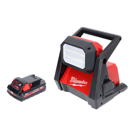 Milwaukee M18 HOAL-301 foco de construcción con lámpara LED a batería 18 V 4000 lm + 1x batería 3,0 Ah - sin cargador