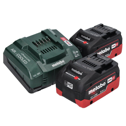 Martillo perforador a batería Metabo KH 18 LTX BL 24 18 V 2.2 J SDS Plus Brushless + 2x batería 8.0 Ah + cargador + metaBOX