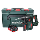 Martillo perforador a batería Metabo KH 18 LTX BL 24 18 V 2,2 J SDS Plus sin escobillas + 1x batería recargable 10,0 Ah + metaBOX - sin cargador