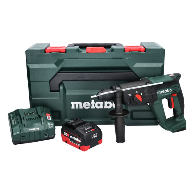 Martillo combinado sin cable Metabo KH 18 LTX 24 18 V 2,1 J SDS plus + 1x batería recargable 8,0 Ah + cargador + metaBOX