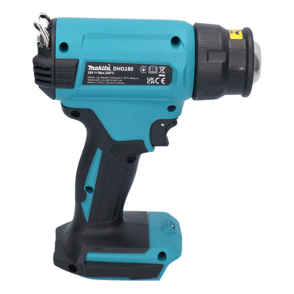 Makita DHG 180 RT Akku Heissluftgeblaese 18 V 550 C 2x Akku 5 0 Ah Ladegeraet 4 - toolbrothers