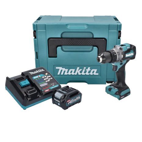 Perceuse à percussion sur batterie Makita HP 001 GA101 40 V max. 140 Nm XGT Brushless + 1x batterie 2,0 Ah + chargeur + Makpac