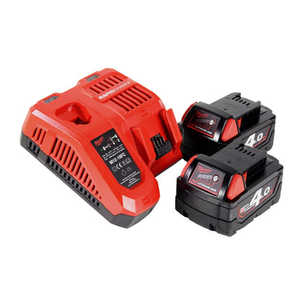 Milwaukee M18 CRAD2-402 Akku Winkelbohrmaschine 18 V 30 Nm Brushless + 2x Akku 4,0 Ah + Ladegerät