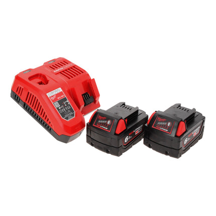 Taladro angular a batería Milwaukee M18 CRAD2-602 18 V 30 Nm sin escobillas + 2x baterías 6,0 Ah + cargador