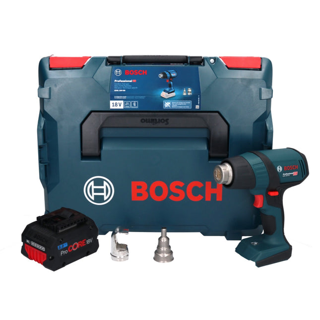 Bosch GHG 18V-50 Soplador de aire caliente profesional sin cable 18 V 300° C / 500° C + 1x acumulador ProCORE 8,0 Ah + L-Boxx - sin cargador
