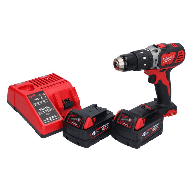 Milwaukee M18 BPD-402 Perceuse à percussion sans fil 60Nm 18V + 2x Batteries 4,0Ah + Chargeur